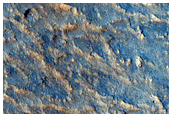 Impact at Edge of Crater Floor Deposit with Olivine Signature