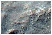 Channel in Crater