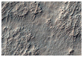 Complex Terrain in Middle of Crater in Terra Sirenum