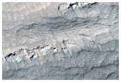 Pitted Ridge in Medusae Fossae Formation
