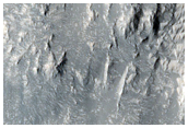 West Rim and Ejecta of Well-Preserved Impact Crater