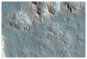 Degraded Surface Material around Crater