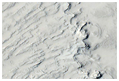 Erosional Features Near Head of Grjota Valles