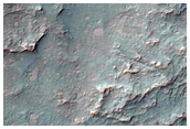 Alluvial Fans in Unnamed Crater