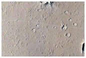 Crater Flooded by Young Lava