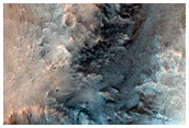 Central Uplift in Baldet Crater
