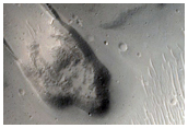 Mass Movement Feature as Seen in Image CTX Image