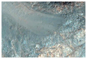 Megebreccia in Central Uplift of Large Crater in Eos Mensa