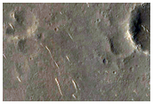 Dark Halo Craters East of Isidis Region