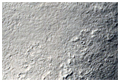 Mantle Layers in Crater in Terra Cimmeria