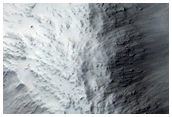 Western Portion of Well-Preserved Impact Crater