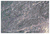 Layers and Ridges along Auqakuh Vallis