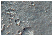 Fresh Crater and Rocky Patch
