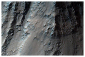 Small Cut Crater in Capri Chasma