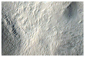 Rugged Terrain in Lycus Sulci North of Olympus Mons