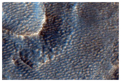 Gully in Crater Wall