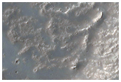 Lava Flows and Graben in Daedalia Planum