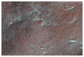 Distal Edge of Fluidized Ejecta