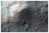 Central Structures of an Impact Crater in Terra Cimmeria