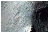 An Impact Crater on Upper Rim Valles Marineris
