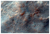 Filled Crater in Tyrrhena Terra with Strong Olivine Signature