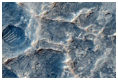 Eastern Meridiani Planum Layers and Landforms