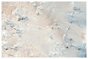 Layers in Crater in Medusae Fossae