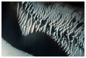 Dunes in Airy Crater