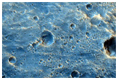 Ejecta from Well-Preserved Impact Crater