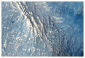 Rayed Crater West of Granicus Valles