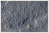 Valleys on North Rim of Cerulli Crater