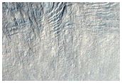 Layers in Crater in Deuteronilus Mensae