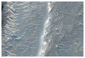 Channel in Hebrus Valles