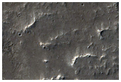 Ejecta of Crater North of Juventae Chasma