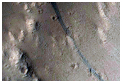 Dark Slope Streak Monitoring in Crater