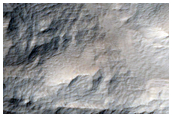 Features of Large Lobe Northwest of Pavonis Mons