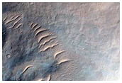 Gully Change Detection in Steep Crater Slopes