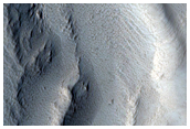 Valleys on Northern Flank of Hecates Tholus
