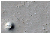 Rootless Cone Intersecting Crater Rim