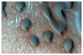 Dune Motion in Northern Plains Rampart Crater
