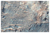 Fluvial Features and Likely Phyllosilicates in Western Libya Montes