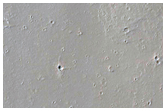 Source Area For Channel Network Near Gigas Sulci