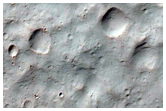 Fans and Other Features in Crater