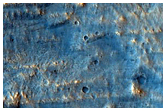 Ejecta from 8-Kilometer Diameter Crater