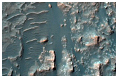 Rocky Central Region of an Impact Crater in Terra Cimmeria