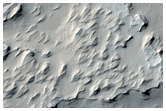 Rock Outcrop in Janssen Crater