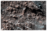 Rock Exposure on Crater Floor
