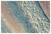Curving Exposure of North Polar Layered Deposits