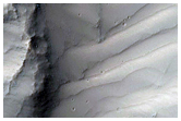 Landslide Scarp in Valles Marineris