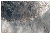 Impact Crater in Alba Patera Caldera